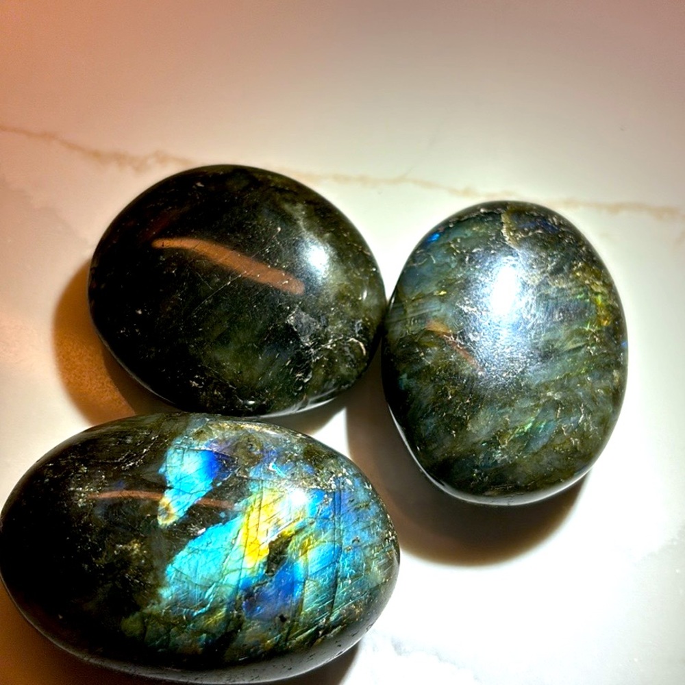 Labradorite Palm Stones